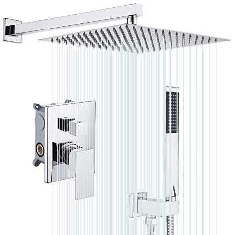 Sistema de Ducha KES con Cabezal de Ducha Rain de 12 Pulgadas