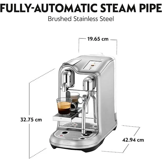 Cafetera Nespresso Creatista Pro por Sage | SNE900BSS4GUK1
