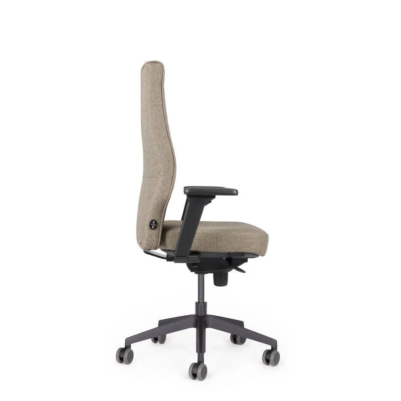 2025 Silla de Oficina Ergonómica lento Genesis | Reposabrazos | Asiento Deslizante | Soporte Lumbar | Tapizado de Lana