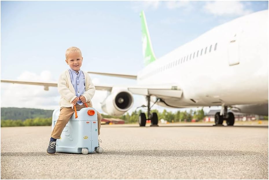 Maleta de Mano para Niños y Cama para Vuelo – Ayuda a tus hijos a relajarse y dormir en el avión – Aprobada por múltiples aerolíneas – Ideal para niños de 3 a 7 años