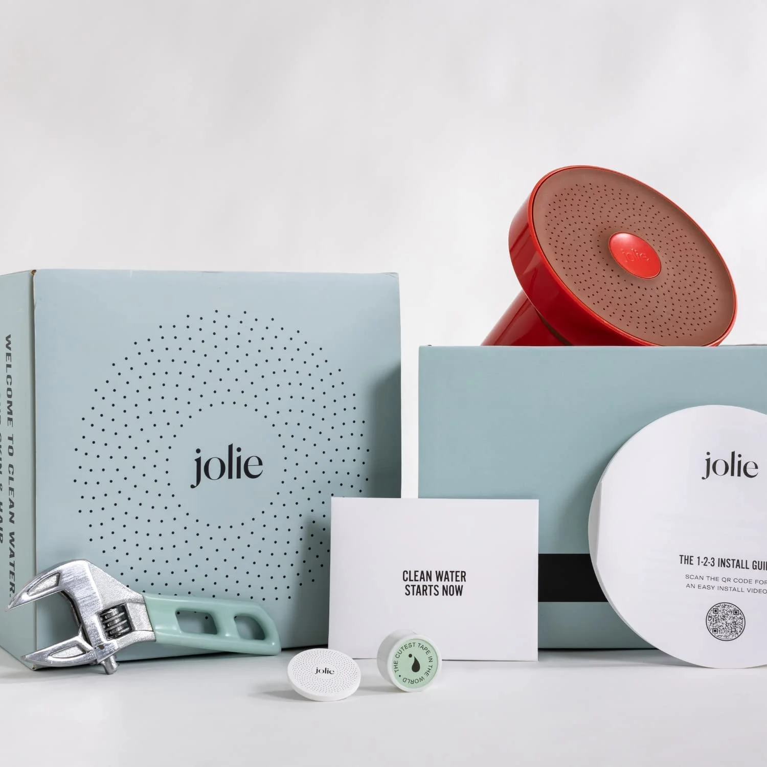 Jolie Skin Co Cabezal de Ducha Filtrado - Negro Azabache