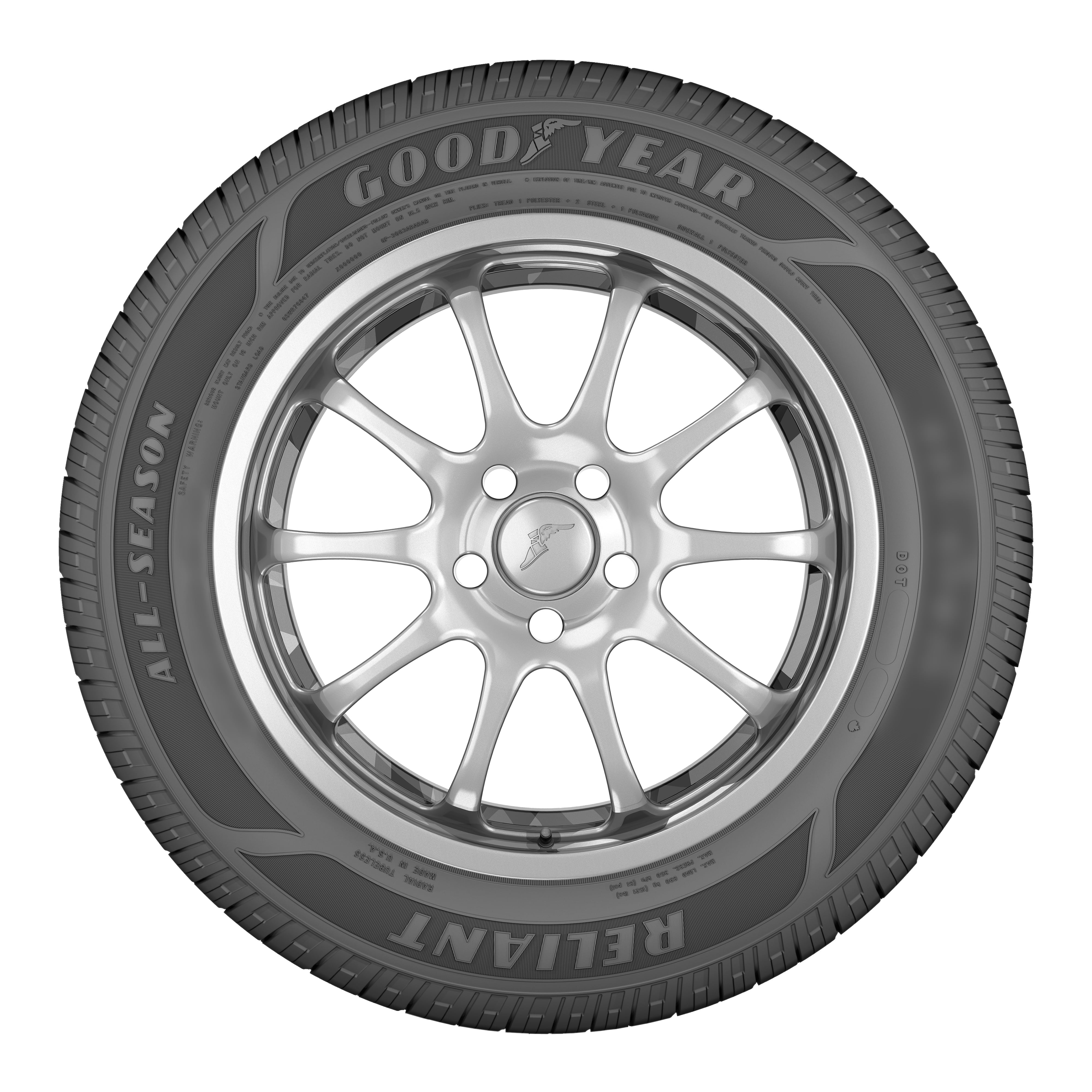 2025 Neumático para todas las estaciones Goodyear Reliant 225/65R17 102H