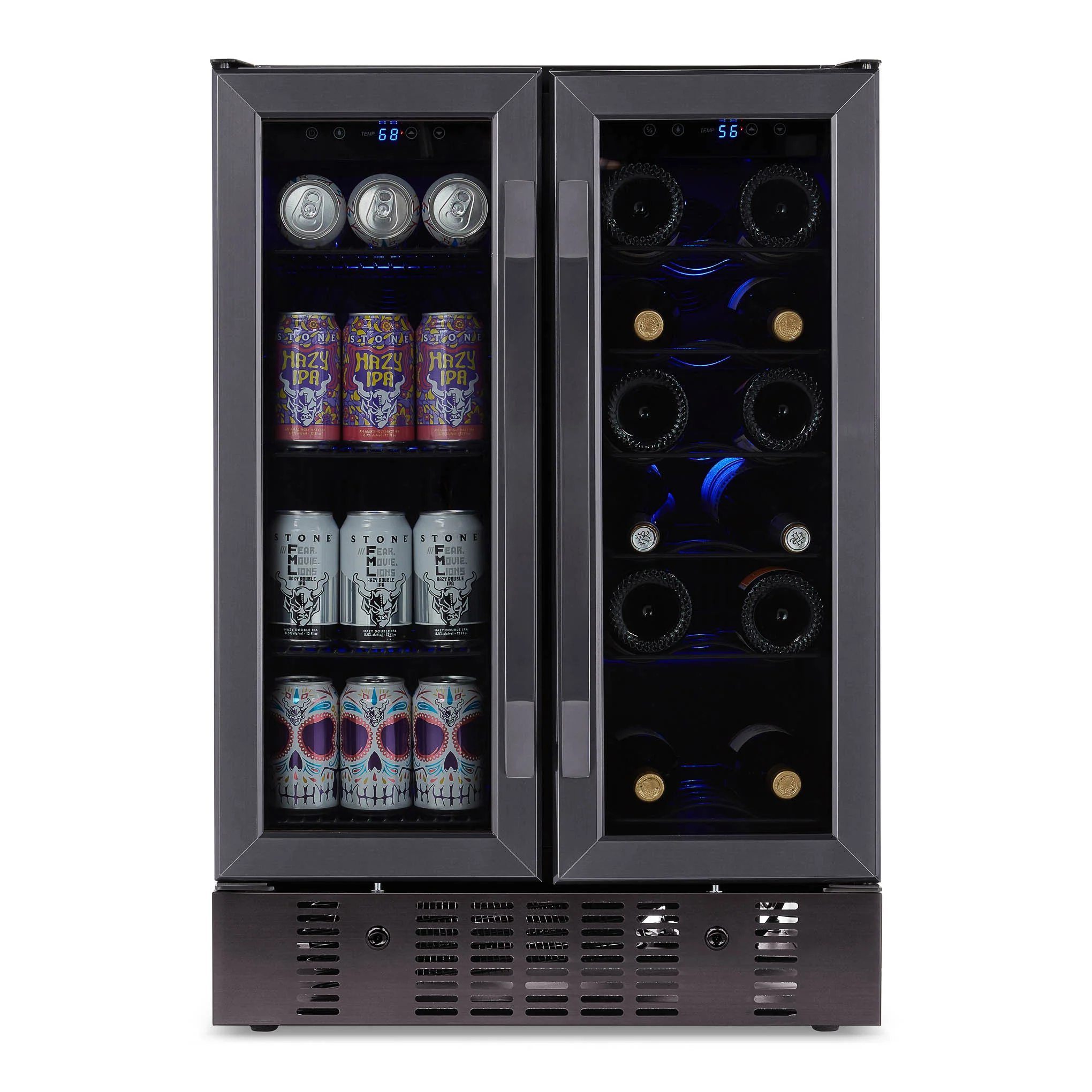 2025 Newair® Refrigerador Empotrable de Doble Zona – 60 Latas y 18 Botellas – 24