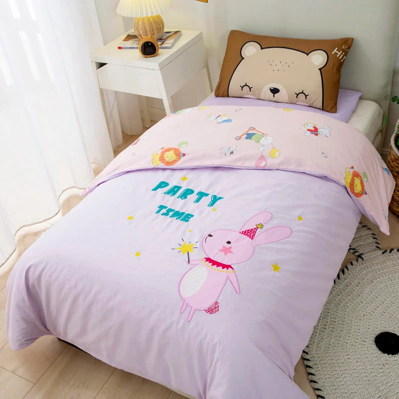 Kit de Bordado con Parche de Algodón Magic Bunny