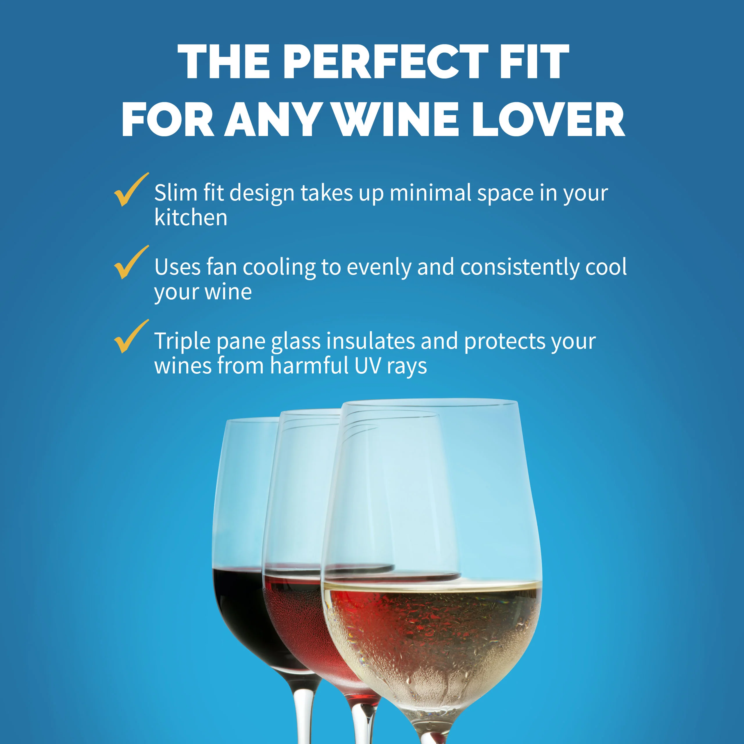 2025 Refrigerador de Vinos Empotrable Newair – Acero Inoxidable