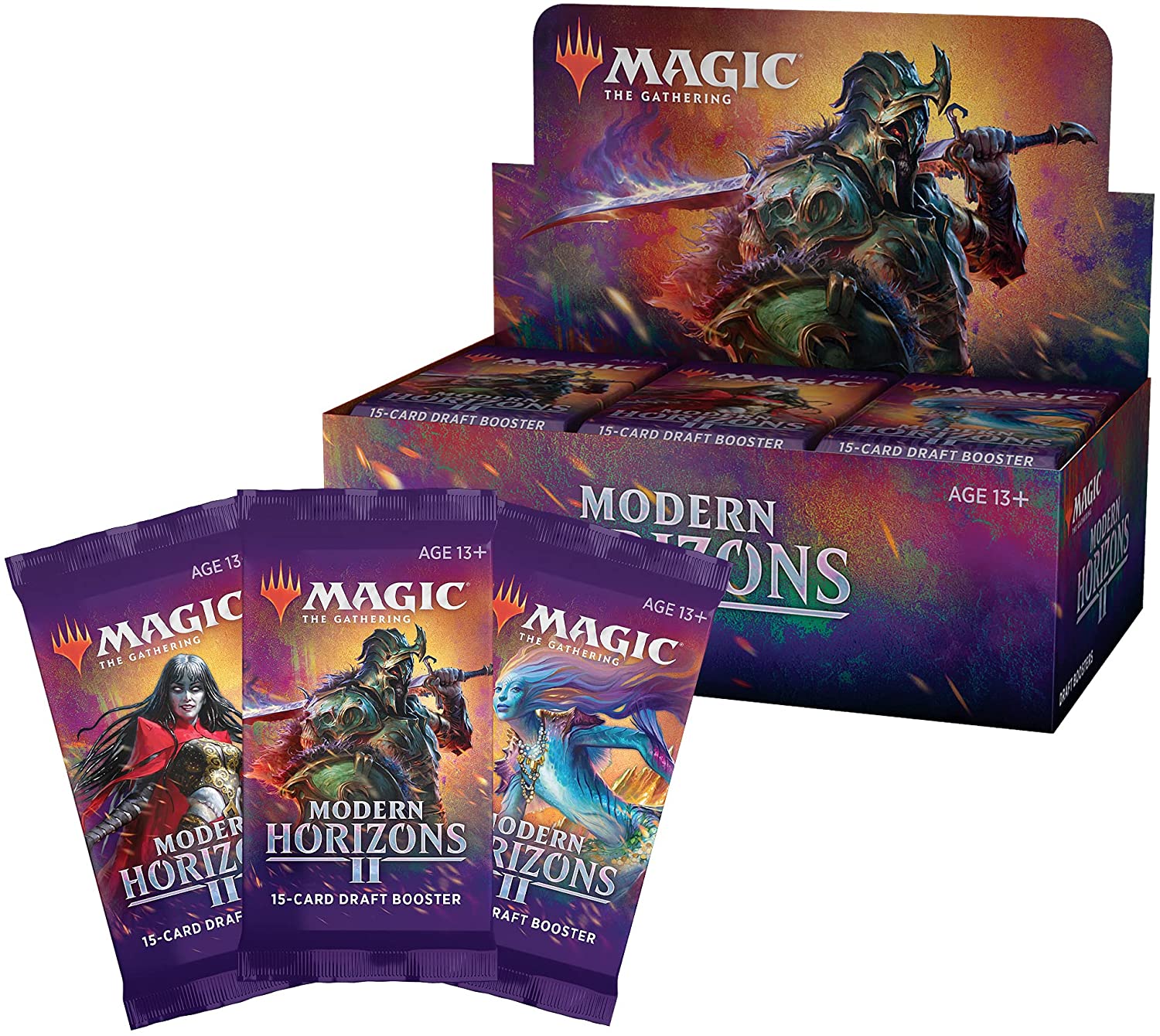 Magic: The Gathering Modern Horizons 2 Caja de Sobres de Draft | 36 Sobres (540 cartas Magic)