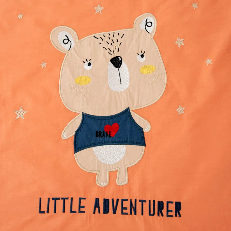 Kit de Bordado de Apliqué de Algodón para Bebé 