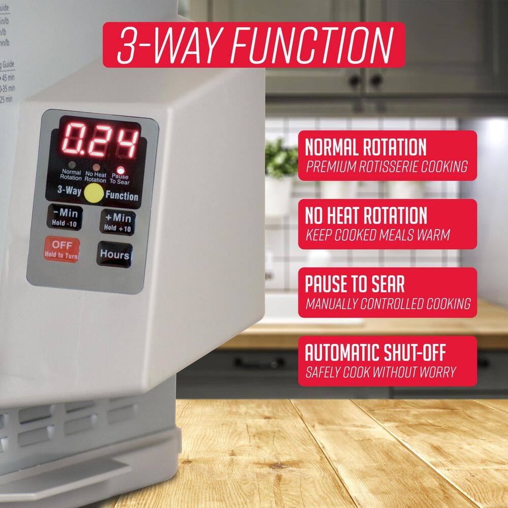 2025 Rosticero digital de encimera Ronco Showtime Platinum – Modelo ST5000PLAT