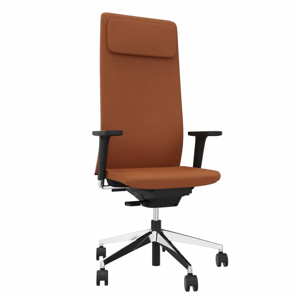 2025 Sillón Ejecutivo Ergonómico de Cuero Auténtico lento Matrix MT14 – EL SILLÓN EJECUTIVO para un Trabajo Cómodo – Fabricado en Alemania – Garantía de 30 Años