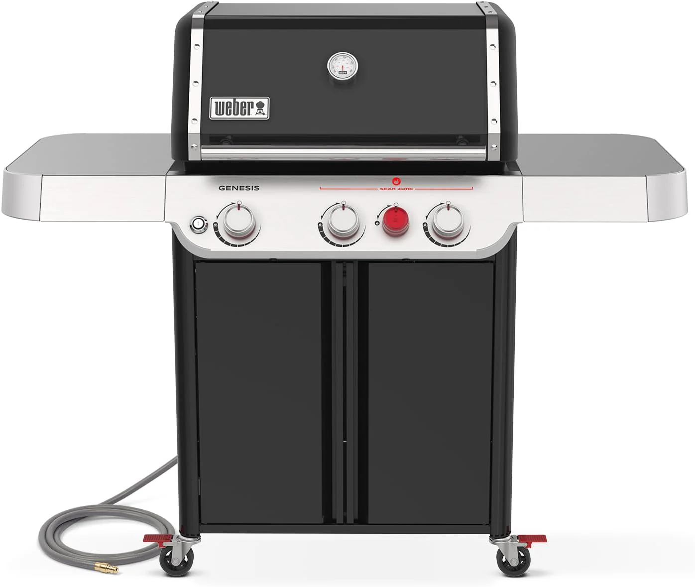 2025 Weber Genesis E-325 a gas propano, color negro