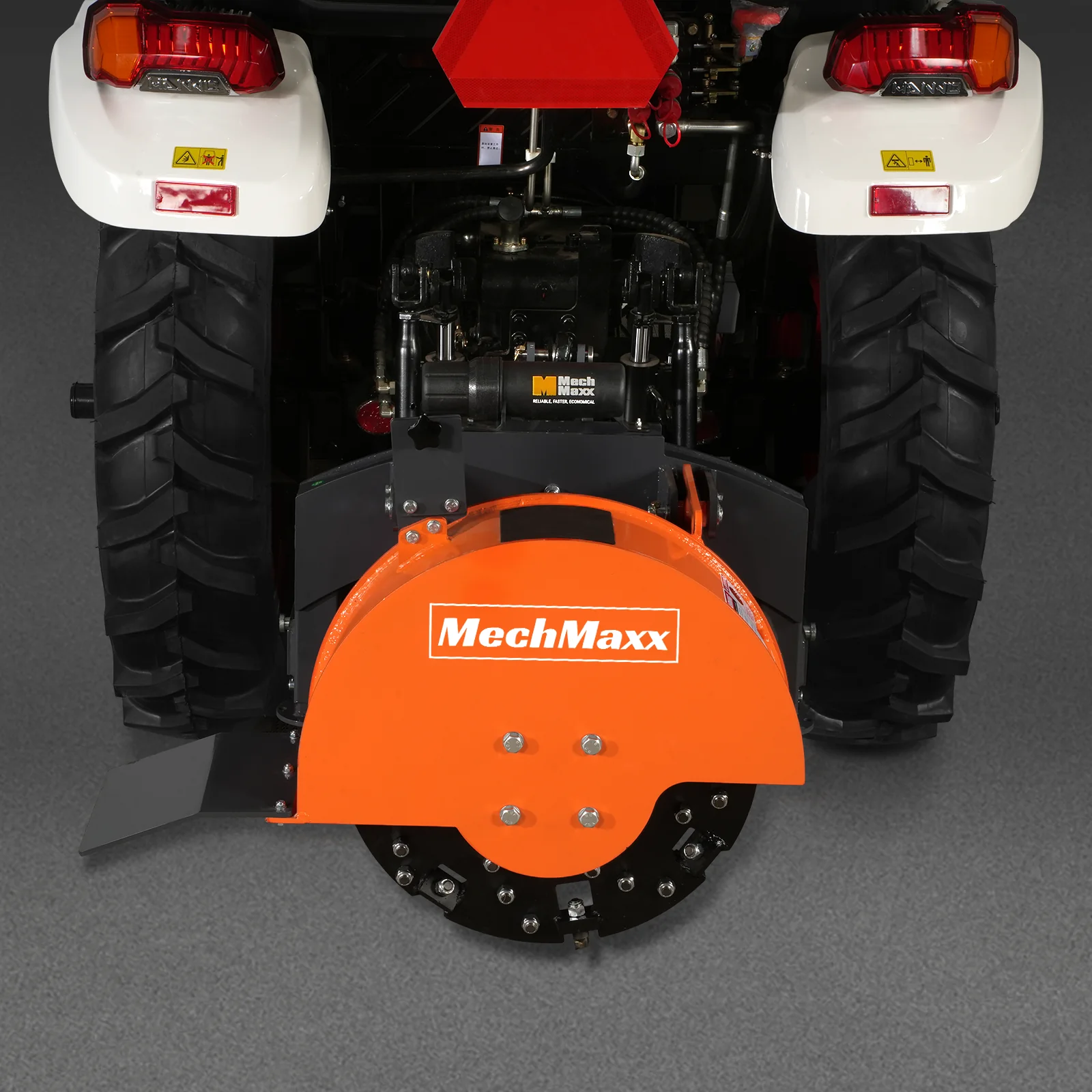 2025 Trituradora de Tocones MechMaxx SG24 – Enganche de 3 Puntos PTO con 34 Dientes de Carburo + Eje PTO Incluido