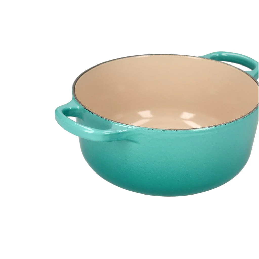2025 Le Creuset - Cazuela / sartén para asar Signature redonda Azul Caribe 20 cm 2,4 l