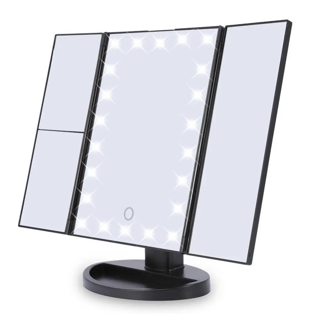 Espejo de Maquillaje con Luz – Espejo Inteligente de Tocador con Luces y Aumento 10X