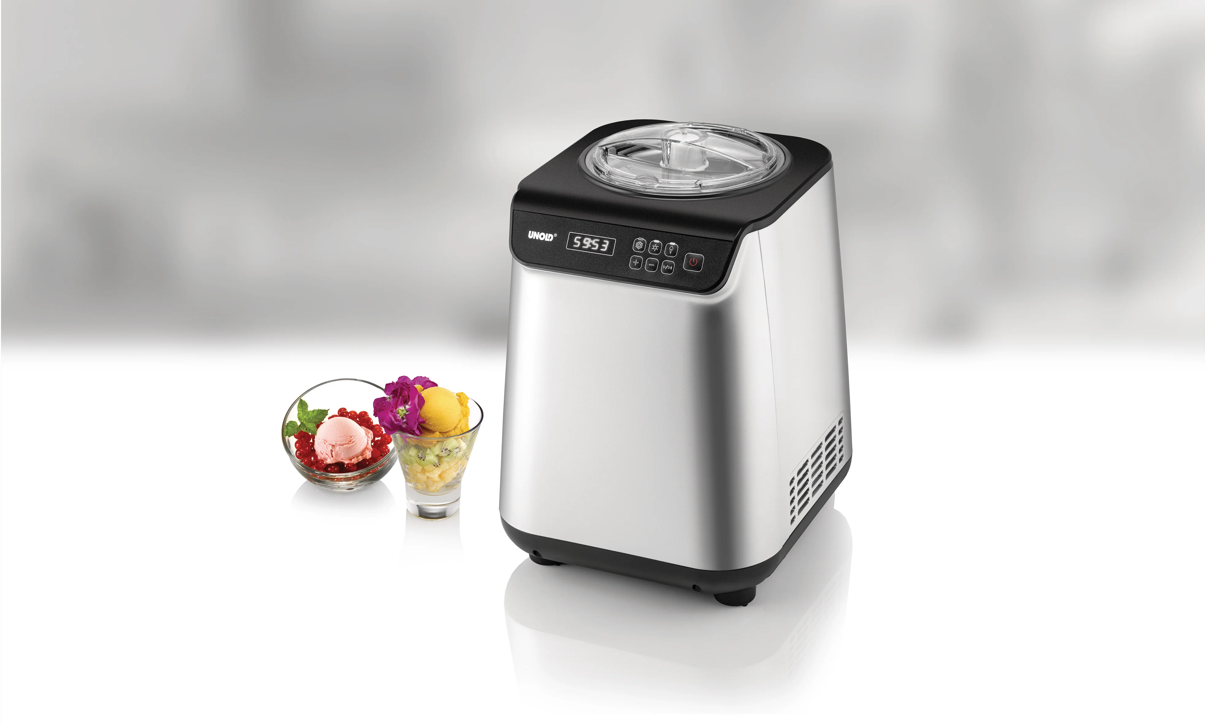 2025 Máquina para hacer sorbetes Uno con libro de recetas 1,2 L