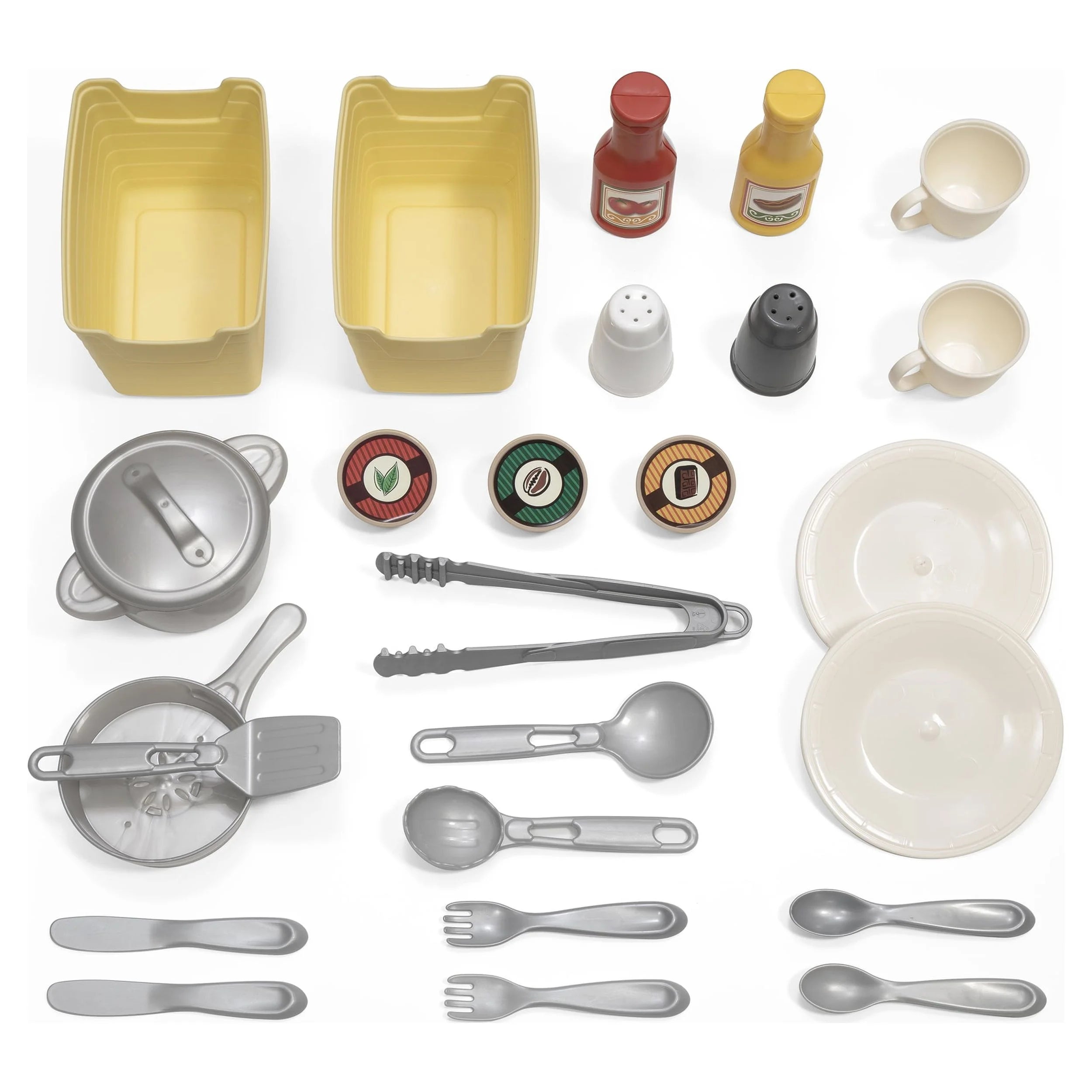 2025 Set de cocina infantil Step2 Fun with Friends en rosa