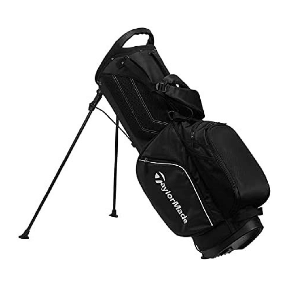 2025 Bolsa de golf de pie TaylorMade 5.0 ST, negra/blanca