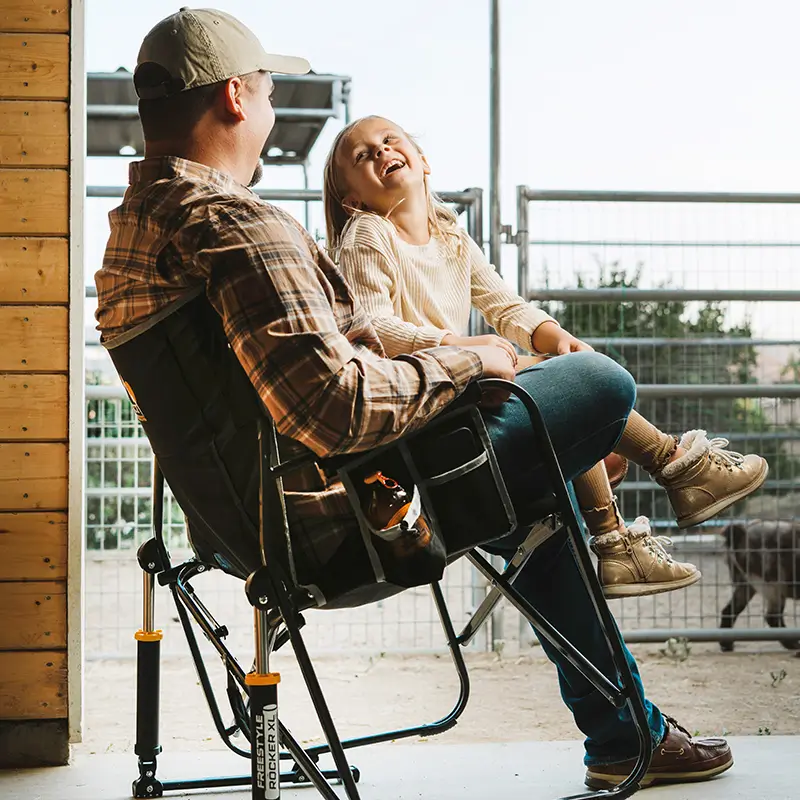 2025 Silla Mecedora Freestyle Rocker XL™ – Comodidad Extra Grande con Tecnología Spring-Action, Capacidad de 400 lbs
