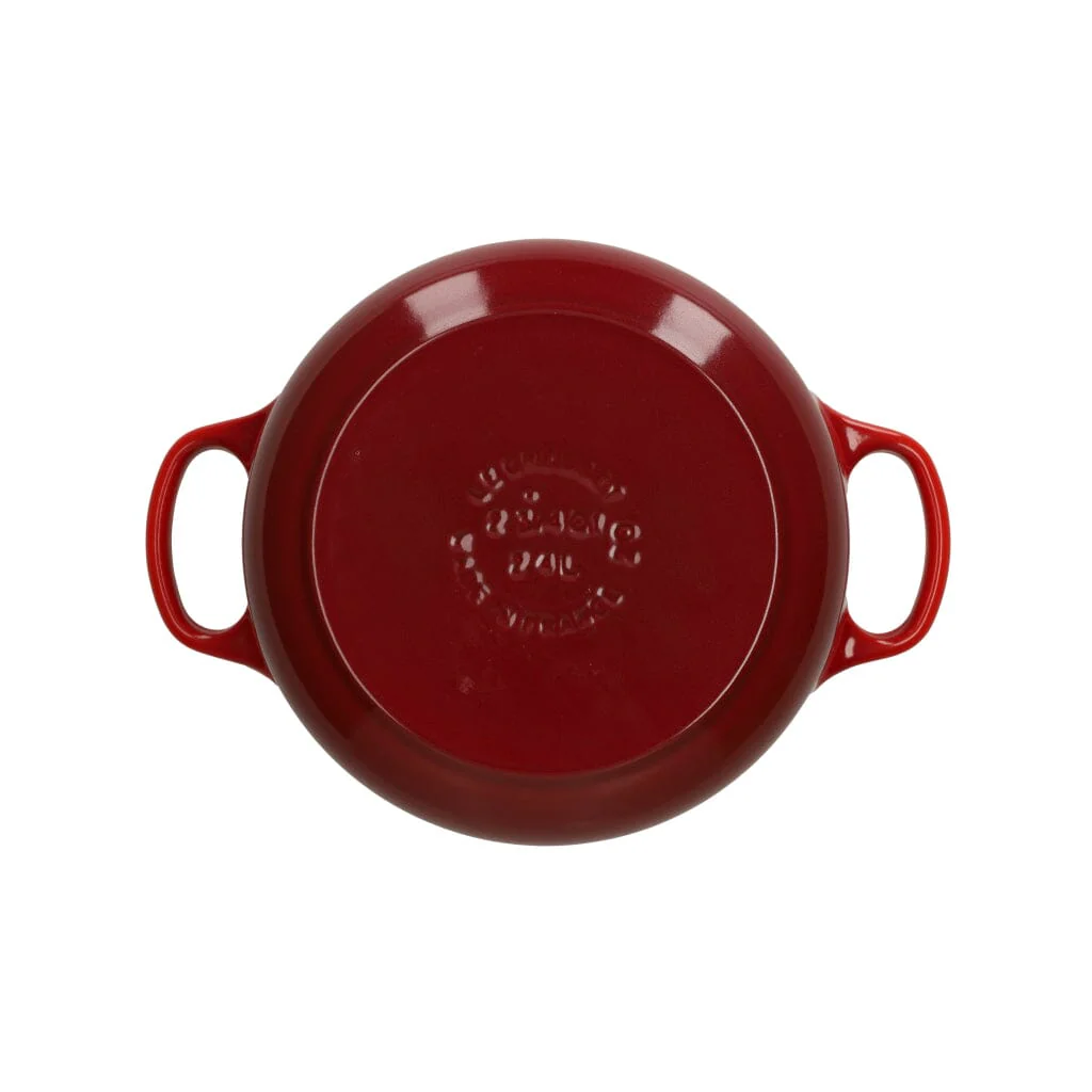 2025 Le Creuset - Sartén para asar / cazuela Signature redonda Cereza 24 cm 4,2 l