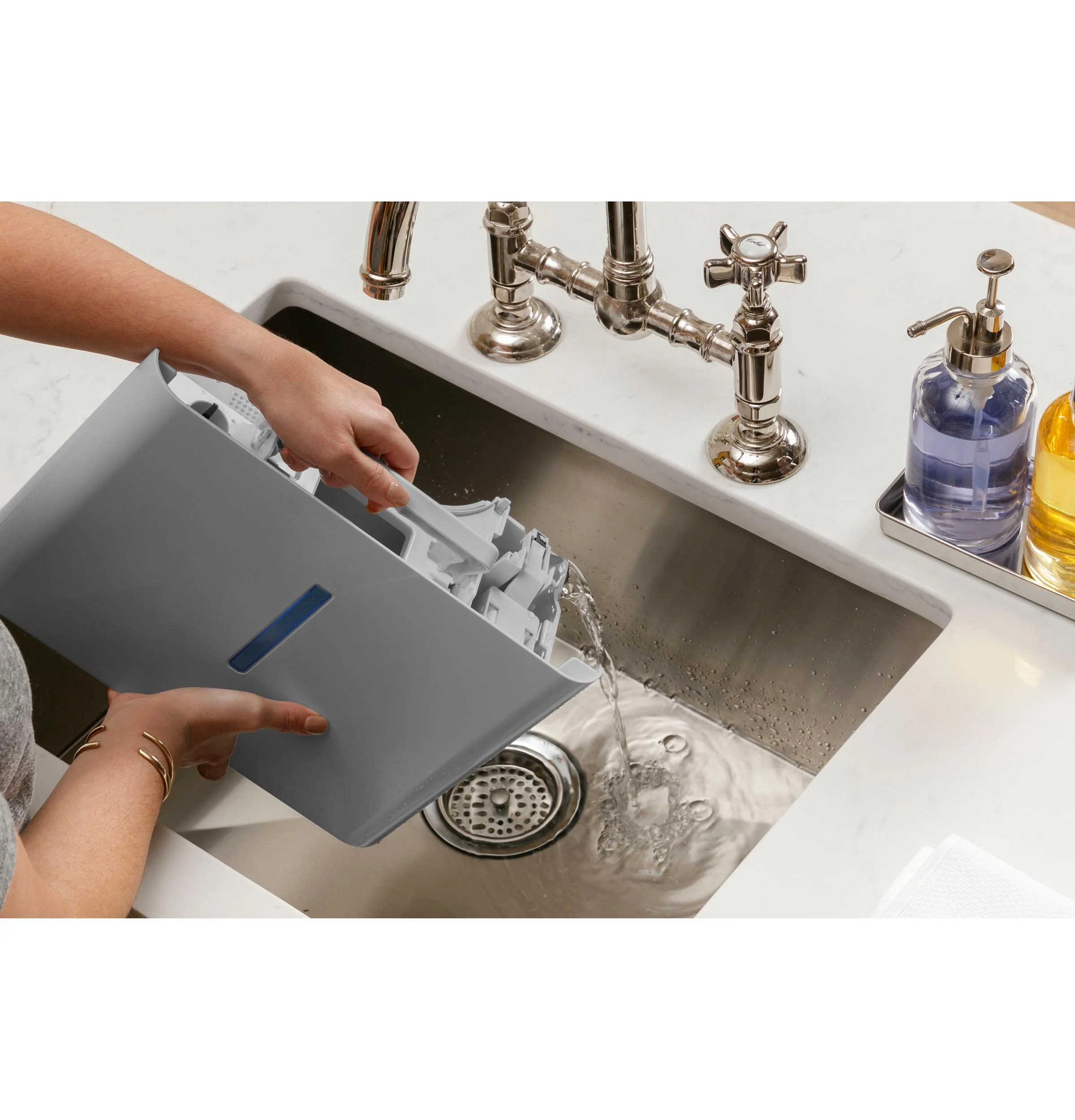 2025 GE Appliances AWHR50LB – Deshumidificador Portátil Inteligente con Smart Dry y Wi-Fi Integrado, Certificado Energy Star®