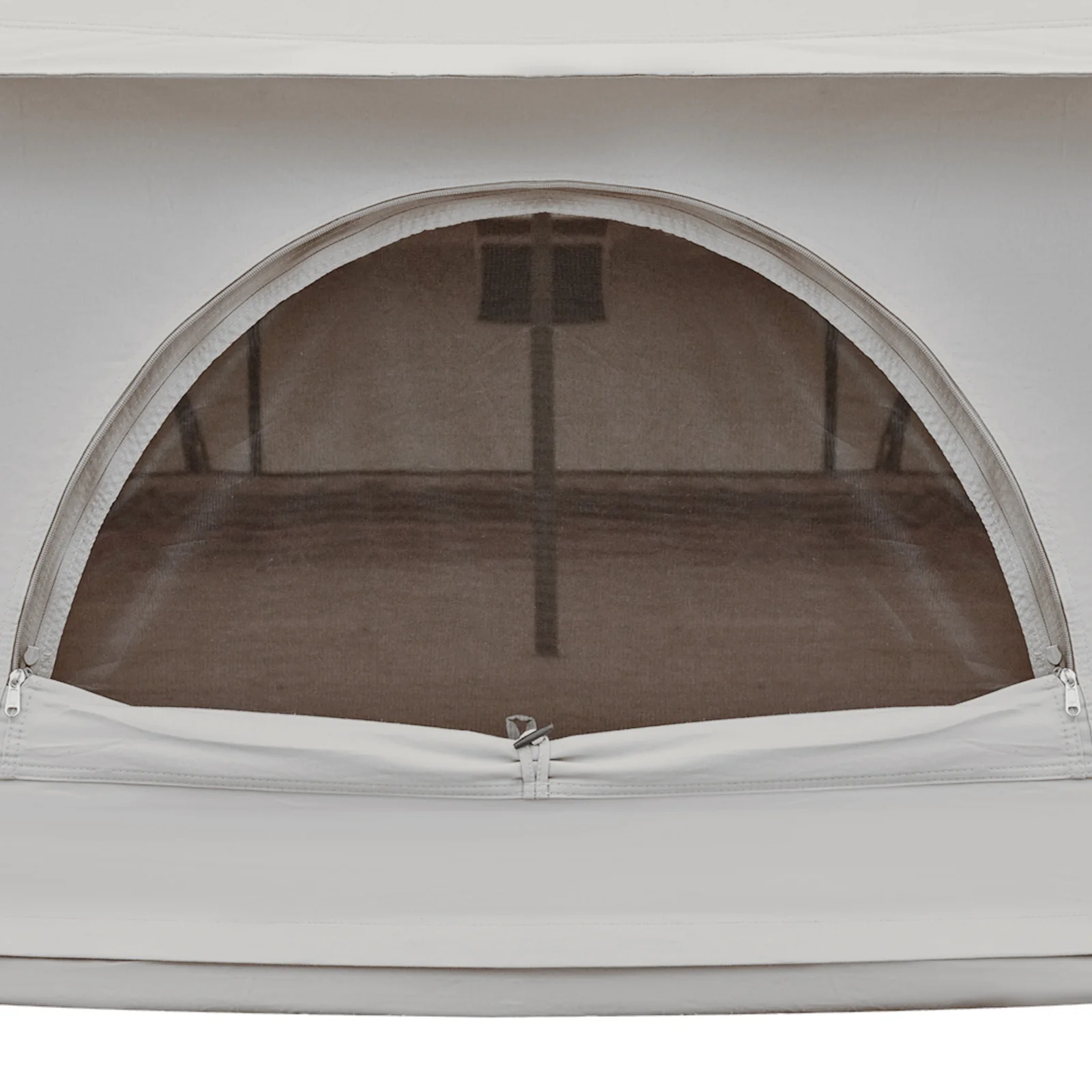 2025 KingCamp Khan 400 C – Tienda muy espaciosa para hasta 6 personas con forma clásica redonda de tipi, que aporta un encanto especial de glamping