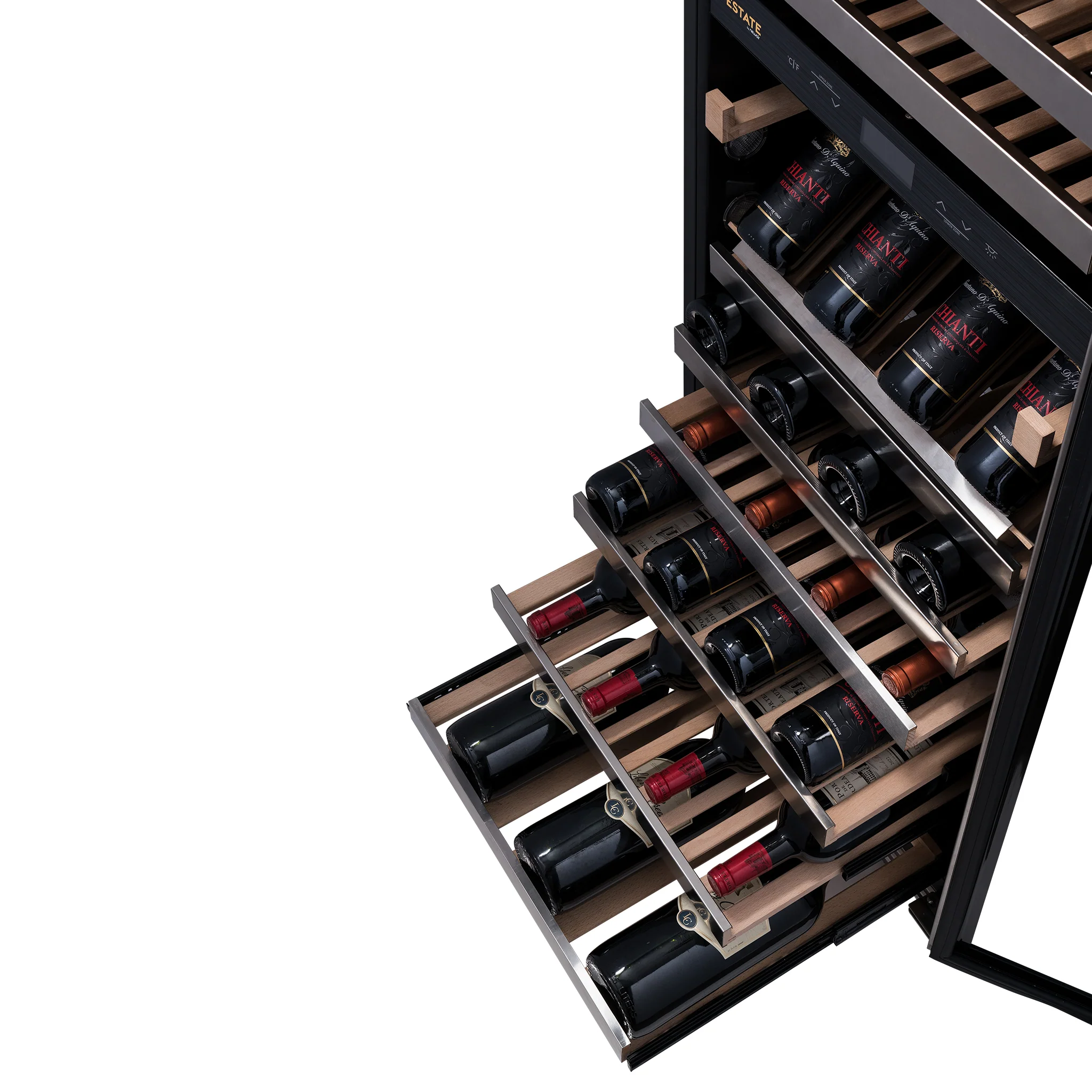 2025 Refrigerador de Vinos Independiente Newair ESTATE – Acero Inoxidable (160 botellas)