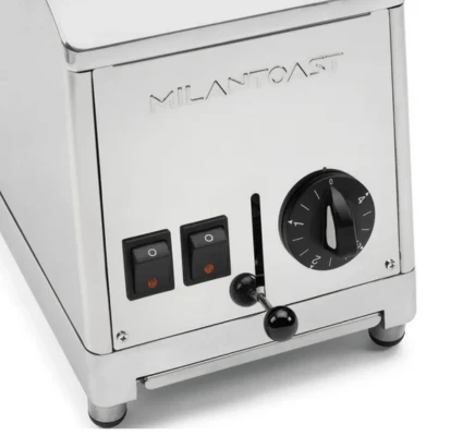 2025 Tostadora de dos ranuras Milantoast de acero inoxidable