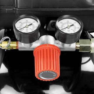 2025 Compresor de aire eléctrico portátil vertical Husky 20 galones, 200 PSI, sin aceite – Modelo C202H