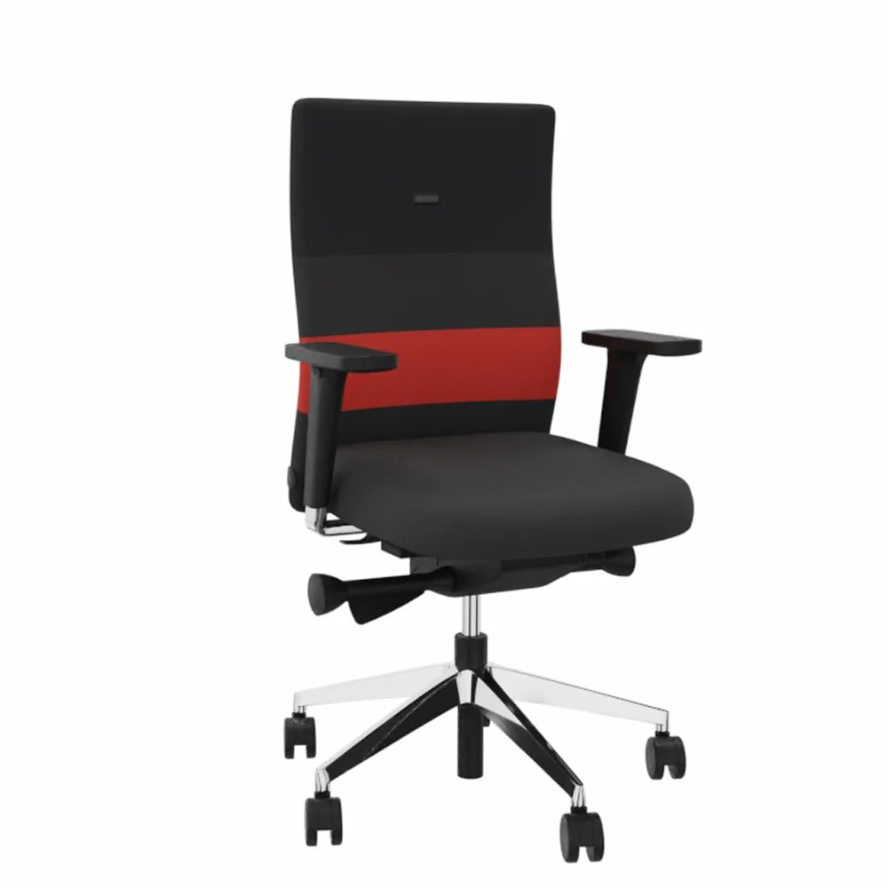 2025 Silla de Oficina Ergonómica Agilis AG10 EL SALVADOR DE ESPALDA con Bandas de Colores – Configurable