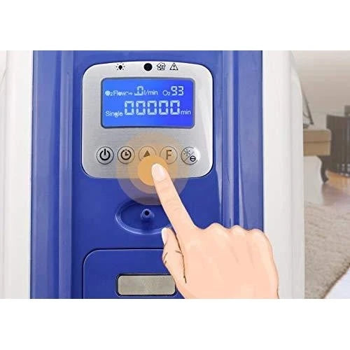 Generador Portátil de Concentrador de Oxígeno COXTOD para Hogar, Ajustable 1-5L/min, 93% de Alta Pureza de Aire, Modelo AM-1