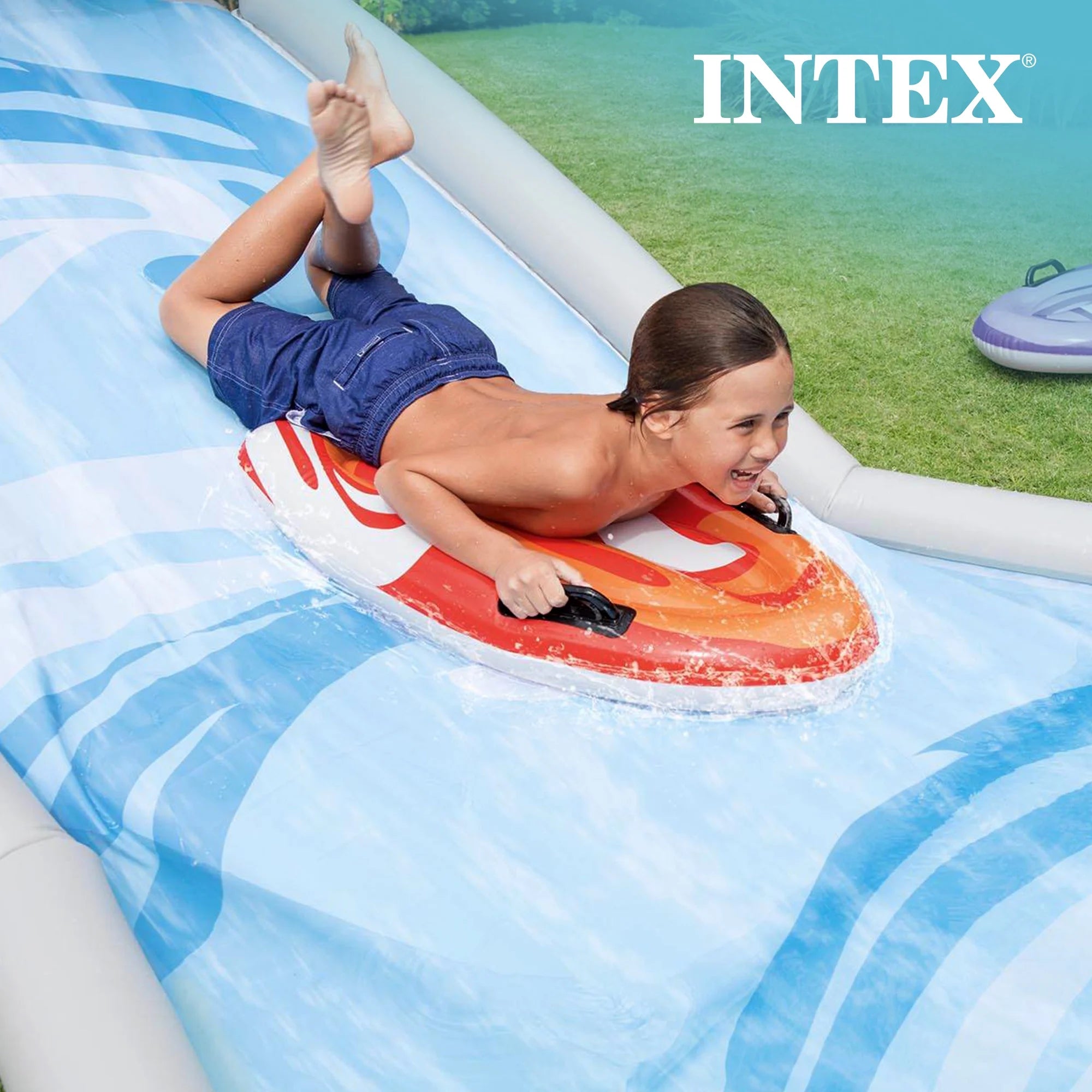 2025 Kit de reparación de 6 parches para tobogán acuático inflable Intex Surf ‘N Slide y Wet Set
