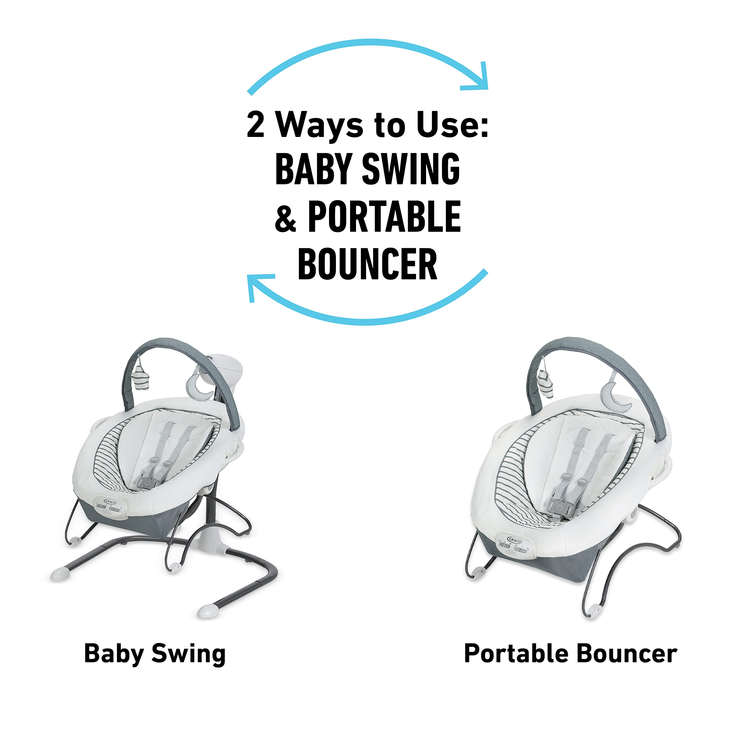 2025 Mecedora portátil Graco Soothe Swing