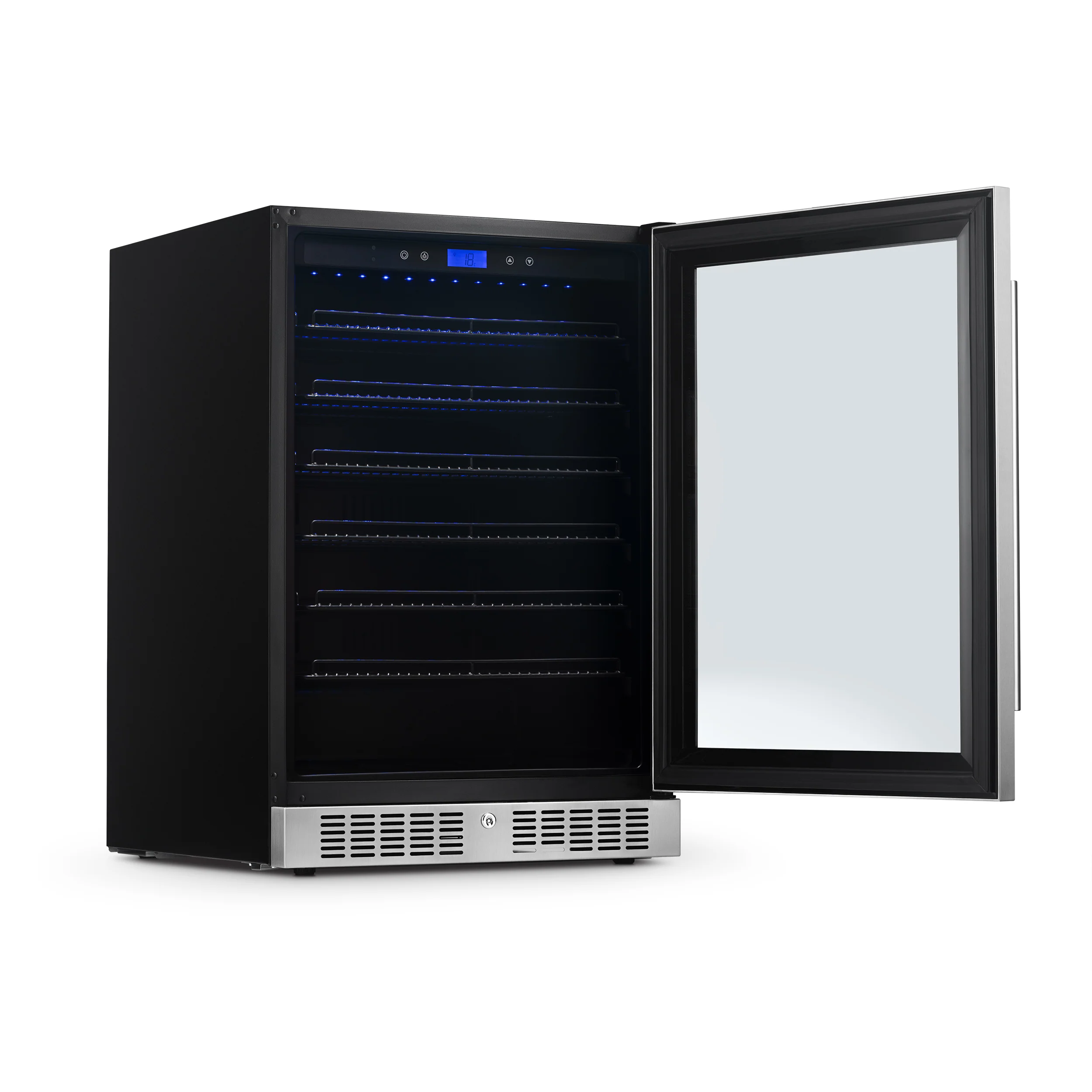 2025 Newair® Refrigerador de Bebidas Empotrable en Acero Inoxidable – 224 Latas – 24