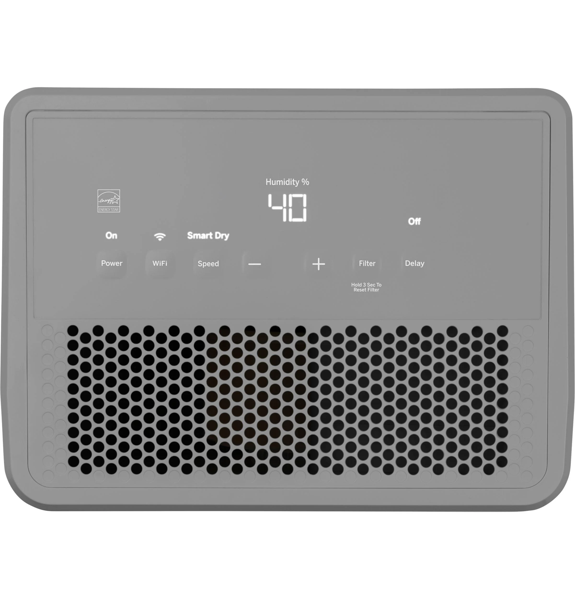 2025 GE Appliances AWHR50LB – Deshumidificador Portátil Inteligente con Smart Dry y Wi-Fi Integrado, Certificado Energy Star®