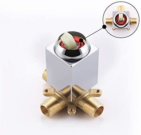 Grifo de Ducha KES Negro con Válvula de Ducha y Cabezal de Lluvia