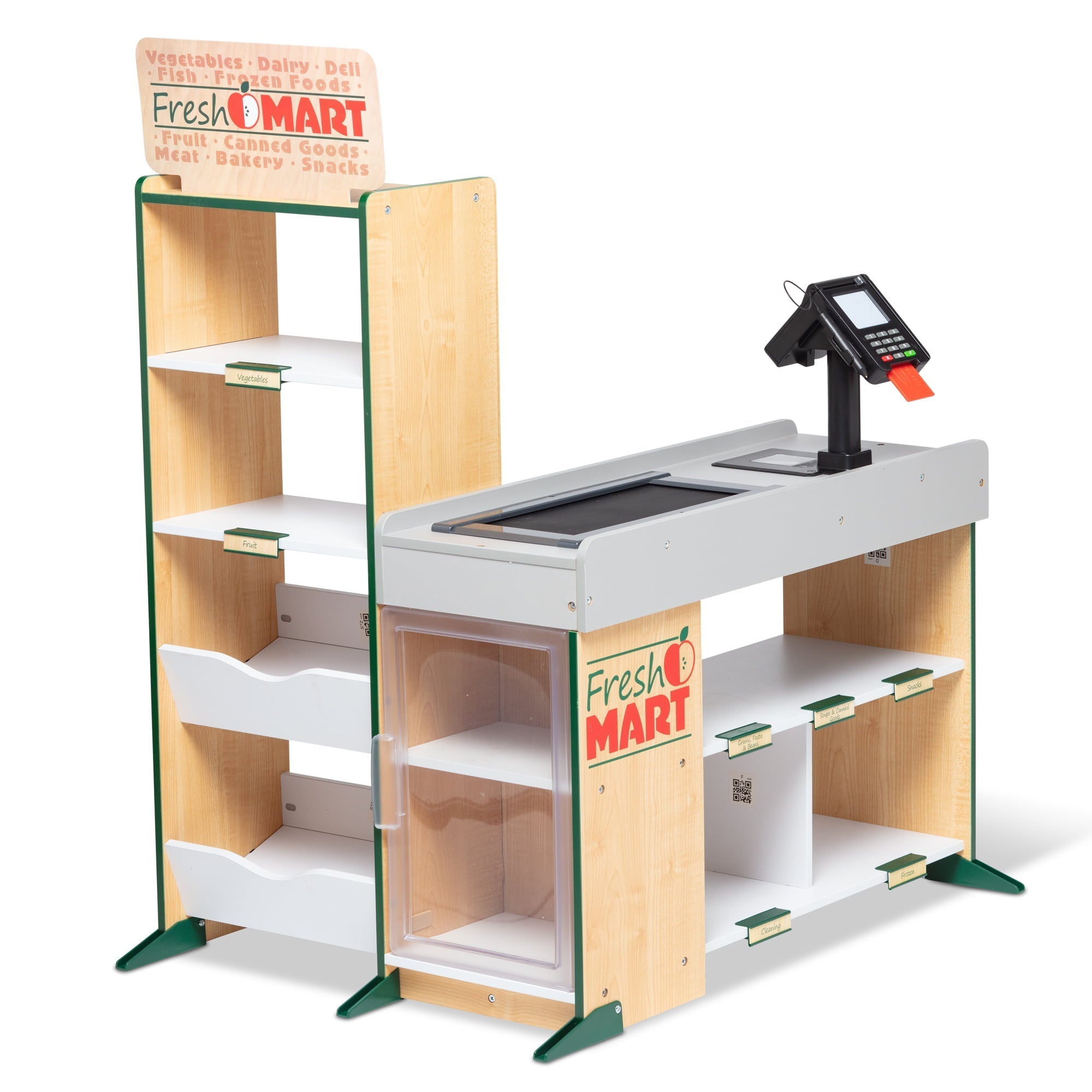 Melissa & Doug Tienda de Comestibles Fresh Mart de Madera Independiente