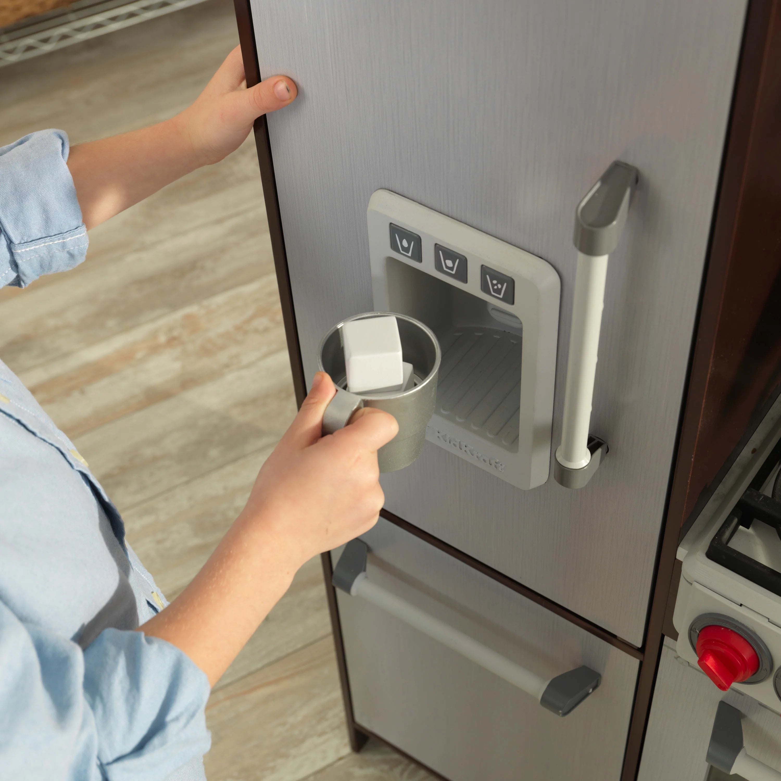 Cocina de Juego KidKraft Uptown Elite Espresso con Luces y Sonidos