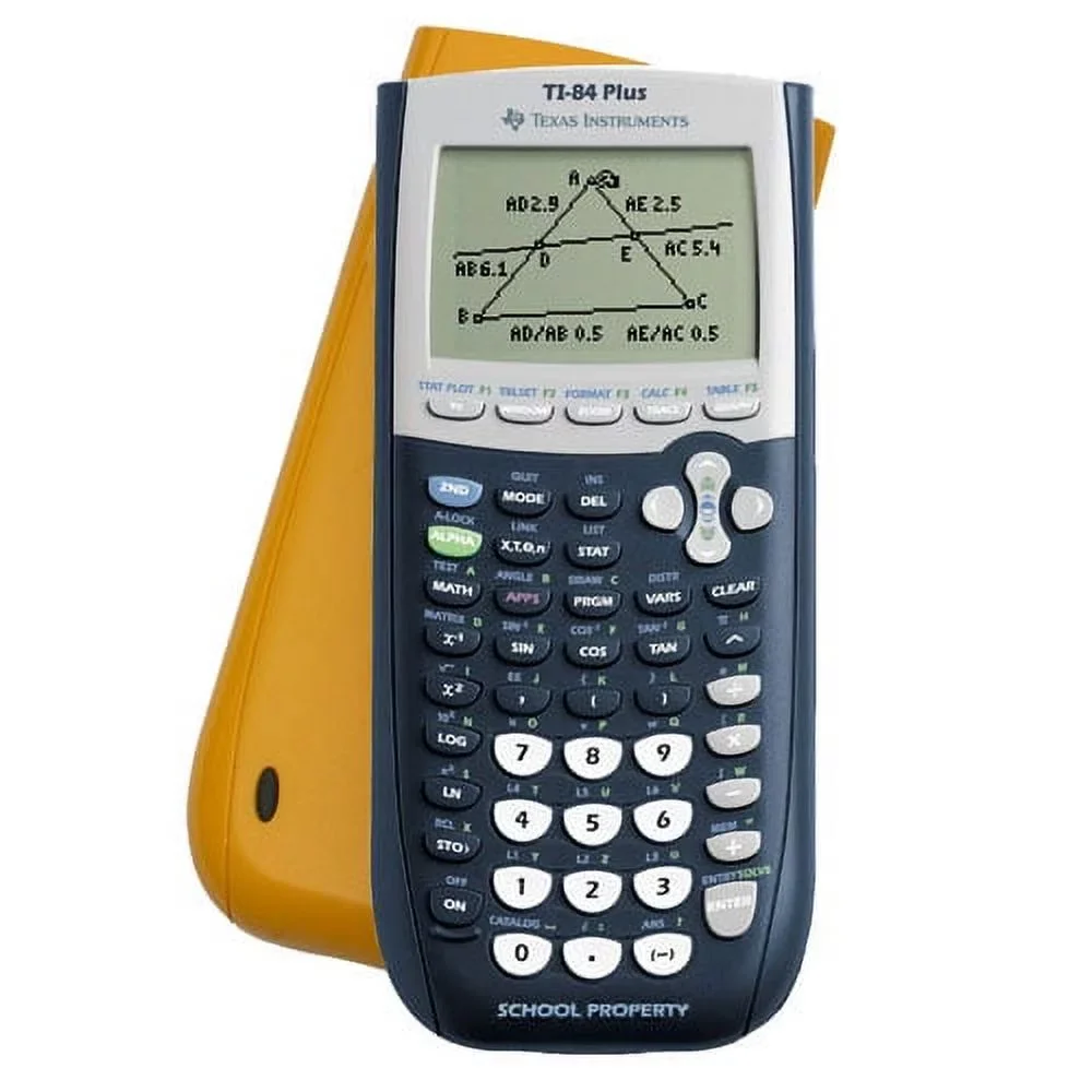 2025 Texas Instruments TI 84 Plus - Calculadora gráfica para uso escolar EZ SPOT - Unidad individual