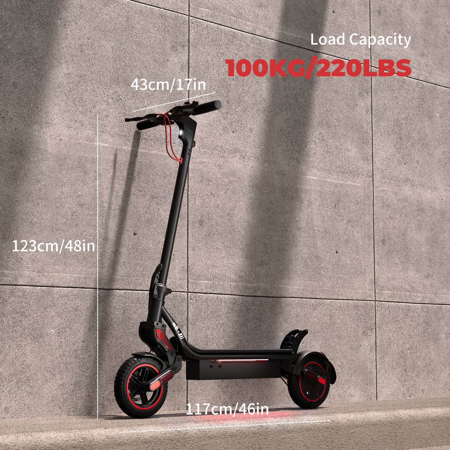 2025 Patinete Eléctrico iScooter W8 500W con Neumáticos Todo Terreno