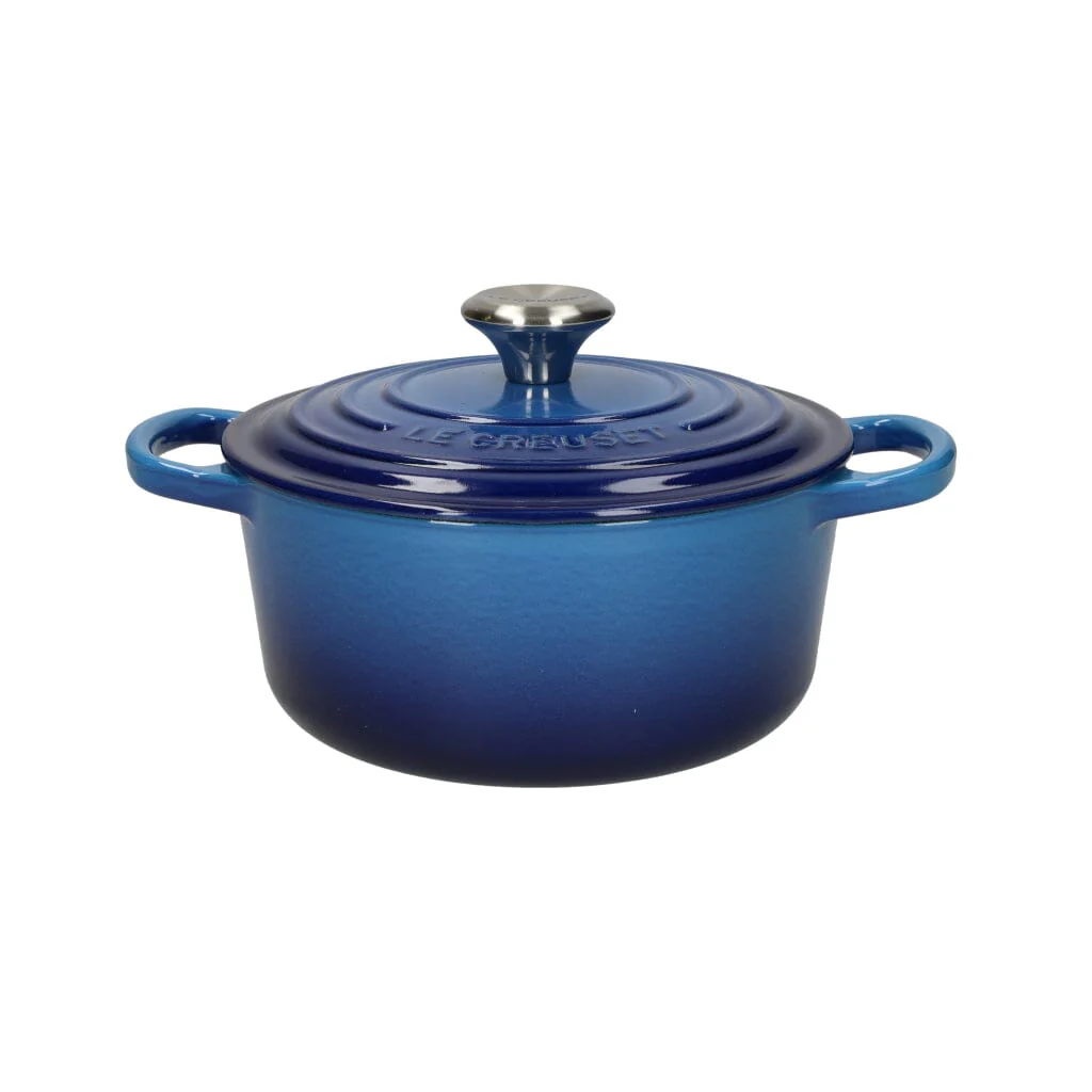 2025 Le Creuset - Cocotte redonda Signature Azure de 18 cm y 1,8 l