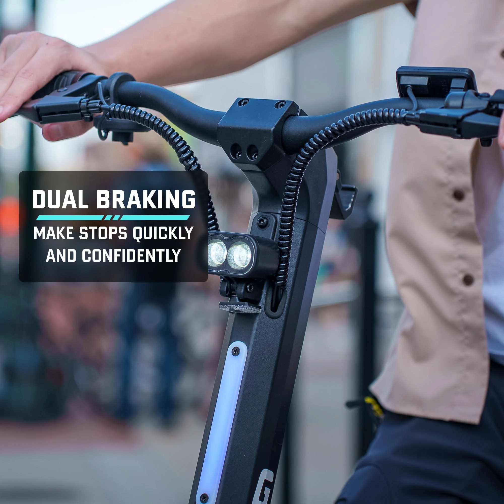 2025 GOTRAX GX1 Patinete Eléctrico de Doble Motor – Patinete Todo Terreno de Alto Rendimiento para Adultos, Velocidad Máxima 64 km/h