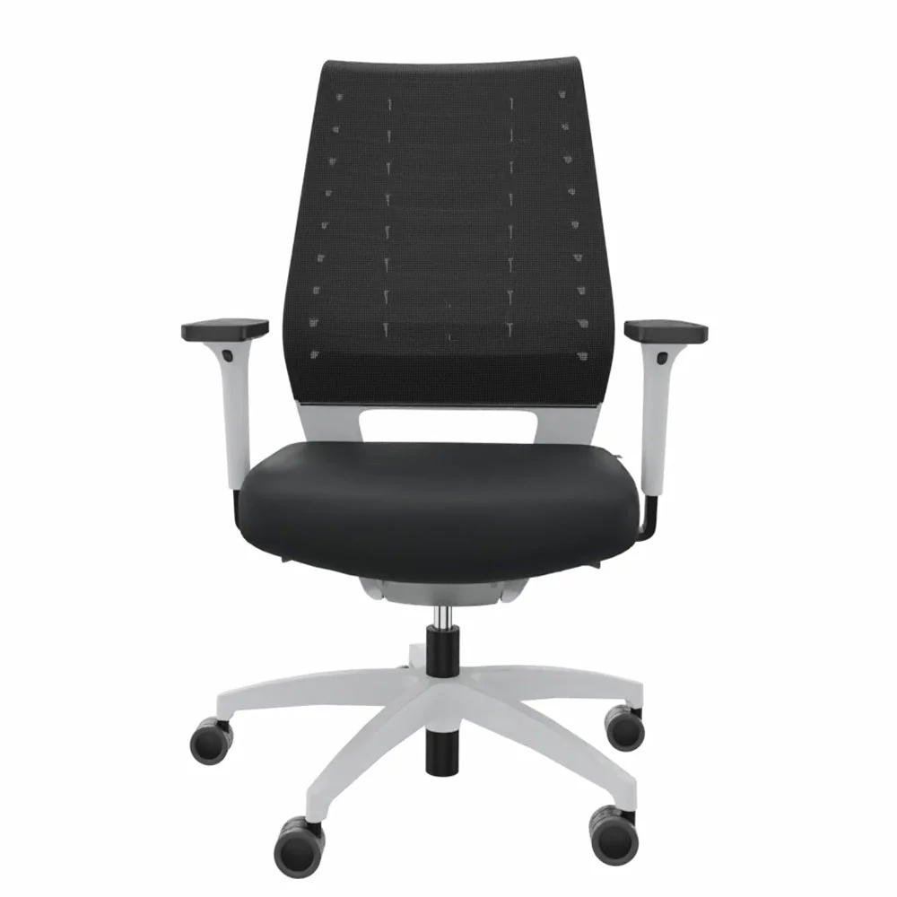2025 Silla de Oficina Ergonómica Dauphin X-CODE XC 5380 – BLANCA – Respaldo de Color