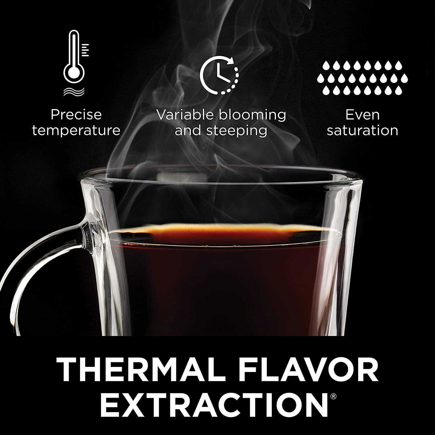 Sistema Ninja de Infusión Caliente y Fría, Cafetera y Tetera con Auto-iQ y Jarra de Vidrio