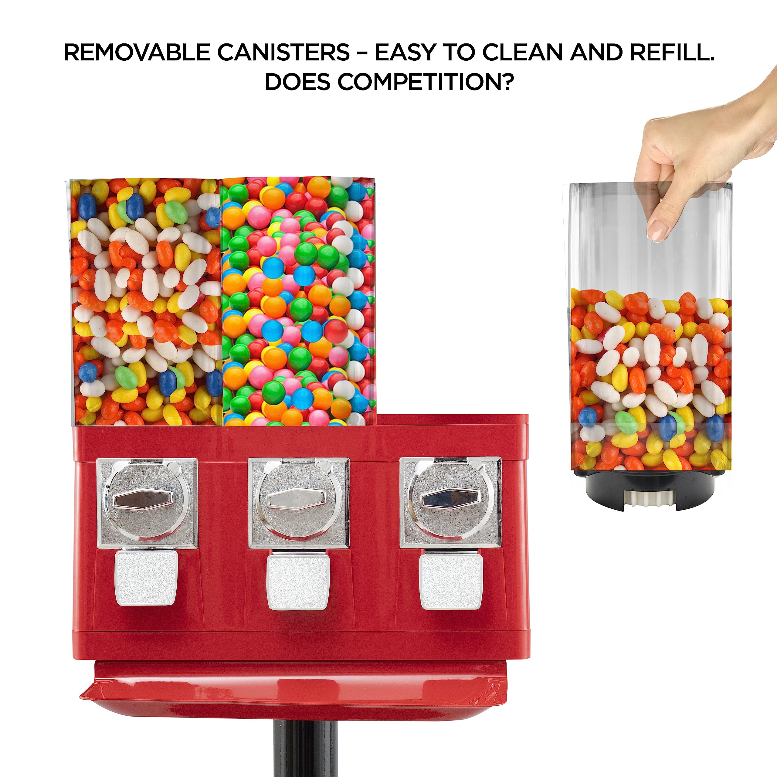Dispensador Comercial de Máquinas con Contenedores Removibles