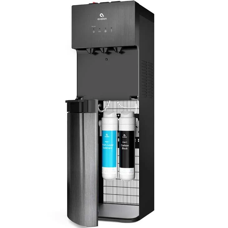 2025 Enfriador de Agua sin Botella Avalon A5 de Acero Inoxidable – Agua Caliente, Fría y a Temperatura Ambiente – Gris