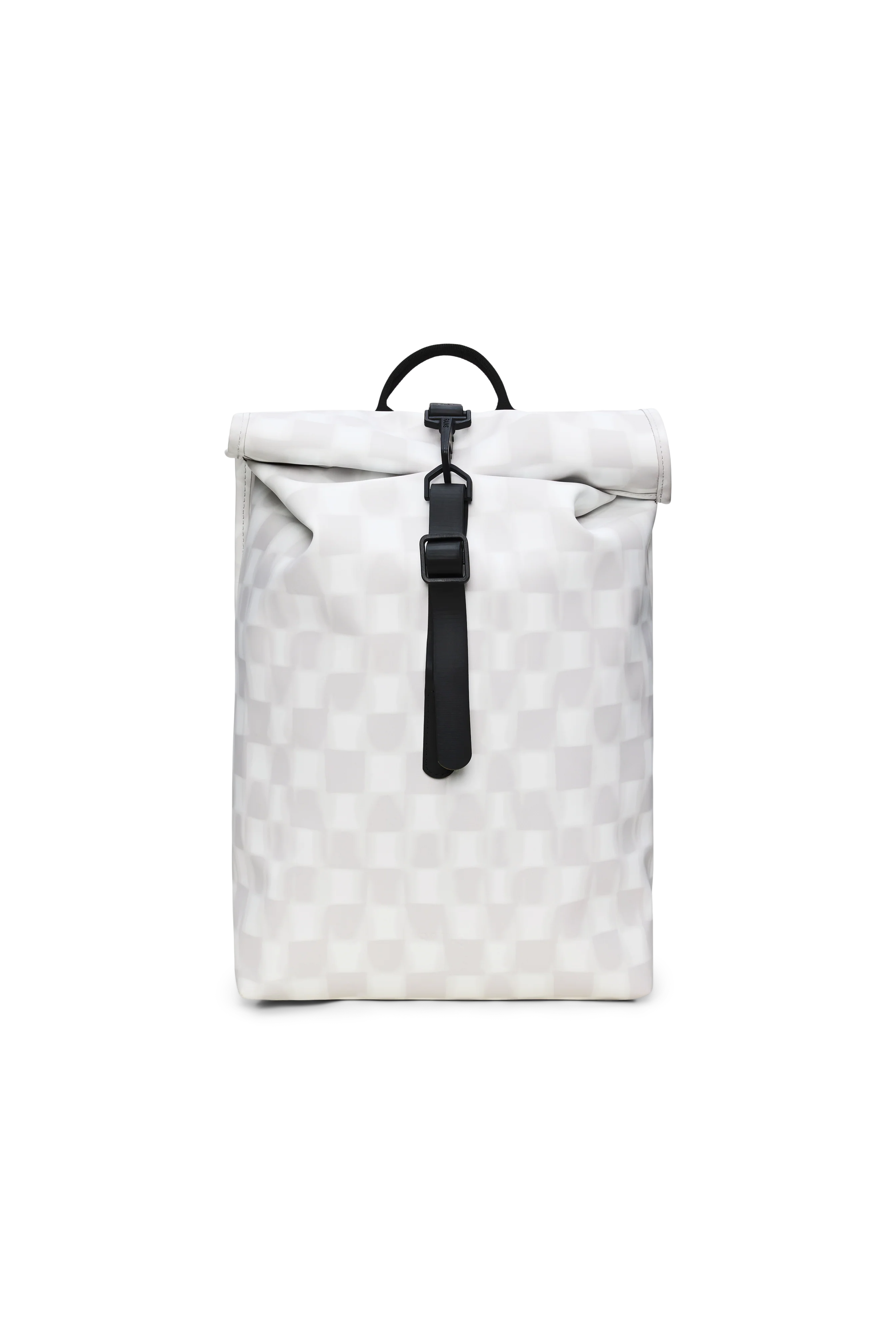 2025 Rolltop Rucksack Mini – Mochila Urbana Compacta e Impermeable con Cierre de Mosquetón – Tejido PU – Ideal para Desplazamientos Diarios