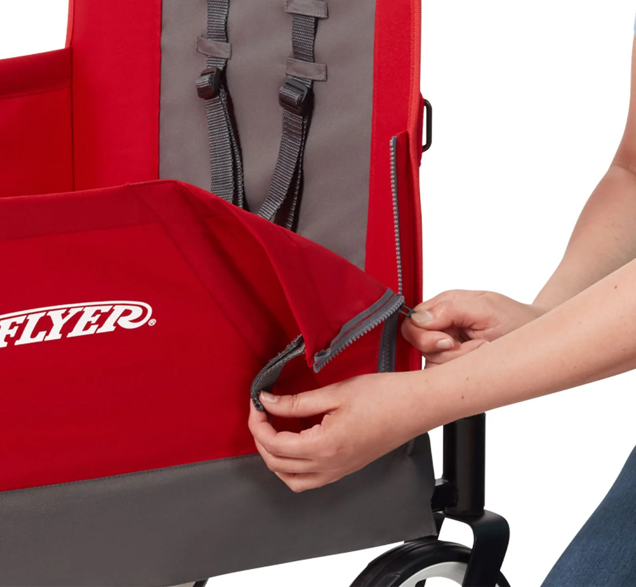 2025 Convertible Stroll 'N Wagon – Dirección Versátil, Plegado Fácil, Seguridad y Comodidad para Toda la Familia