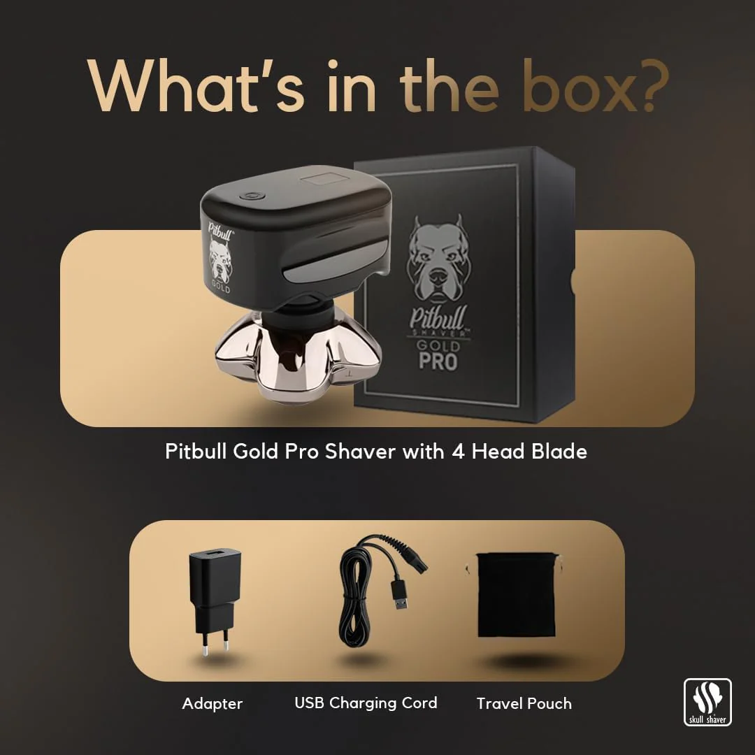 2025 Pitbull Gold PRO – Afeitadora eléctrica para cabeza y rostro