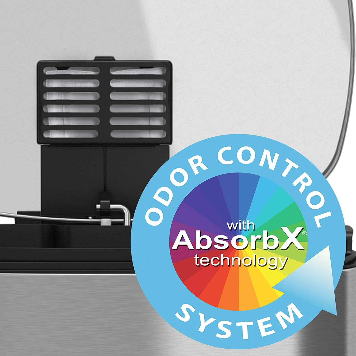 2025 Bote de Basura de Cocina iTouchless SoftStep de 13.2 galones con Pedal – Acero Inoxidable