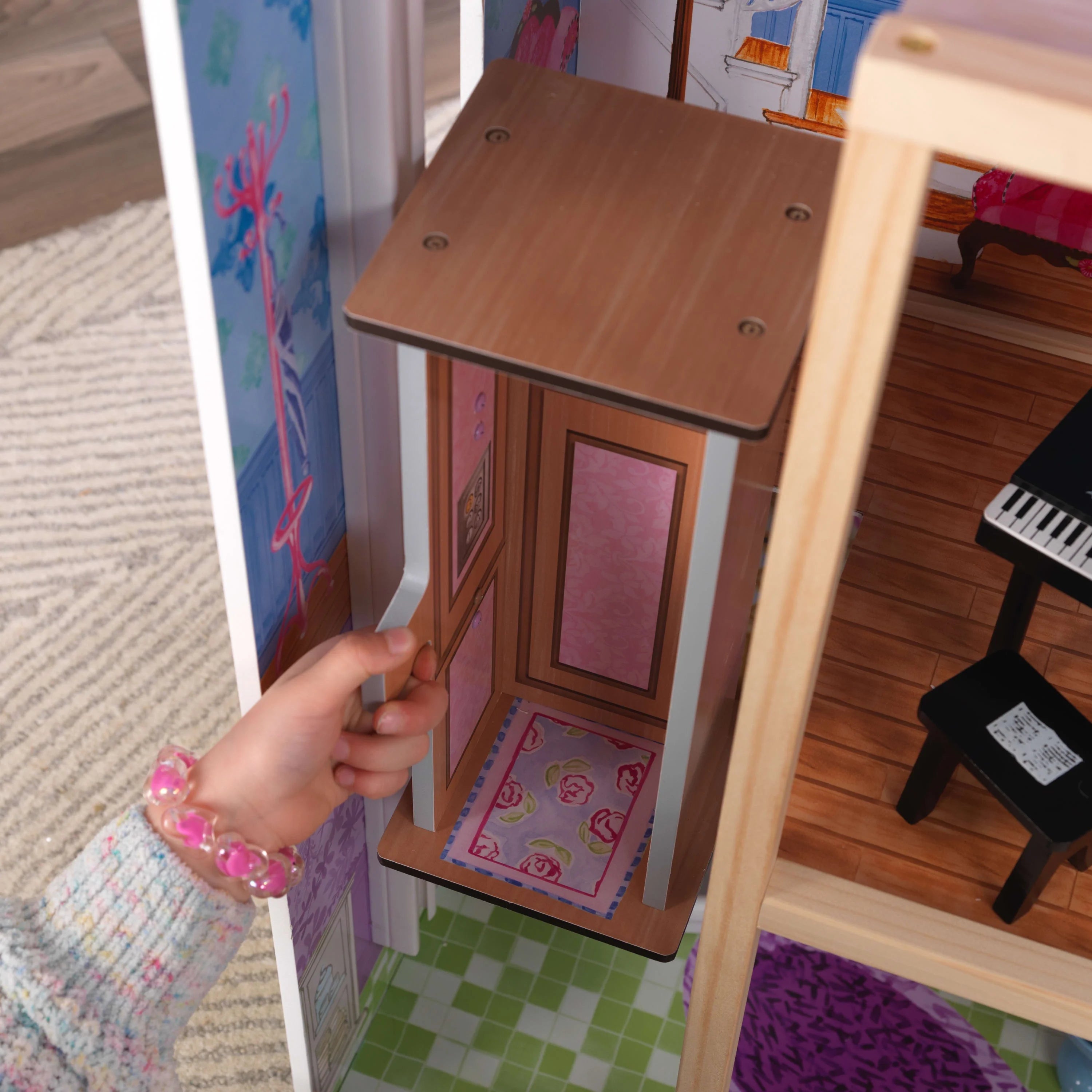 Casa de Muñecas de Madera KidKraft My Dreamy con 14 Accesorios