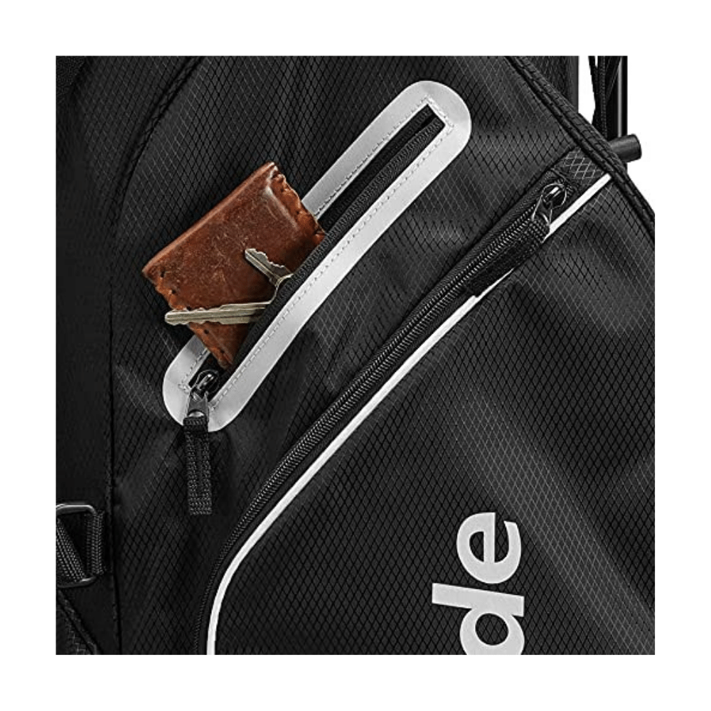 2025 Bolsa de golf de pie TaylorMade 5.0 ST, negra/blanca